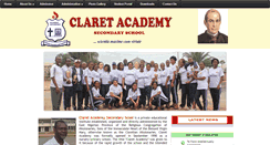 Desktop Screenshot of claretedu.org